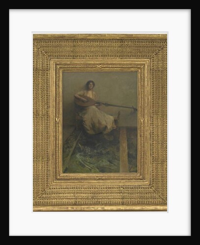 Girl with Lute, 1904-05 by Thomas Wilmer Dewing