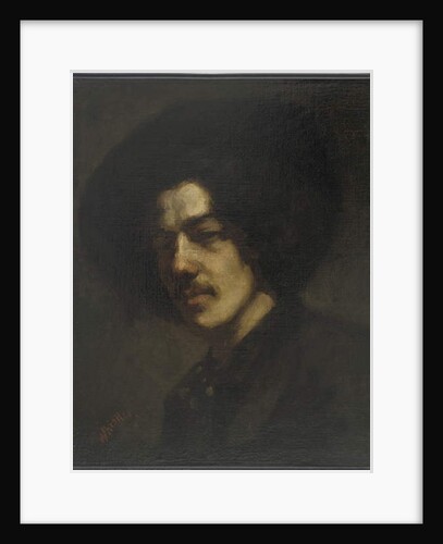 Portrait of Whistler with a Hat, 1857-59 by James Abbott McNeill Whistler
