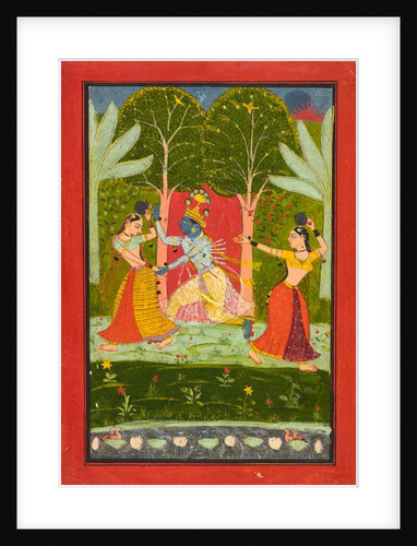 Krishna exacts a toll from the gopis, c.1660 by Indian School