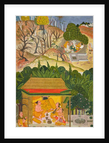 A summer month, folio from a Baramasa, c.1750 by Indian School