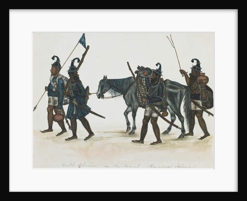 Akali Sikhs on the March, c.1850 by Indian School