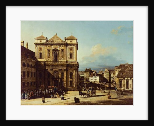 The Freyung in Vienna, view from the Northwest, c.1758 by Bernardo Bellotto