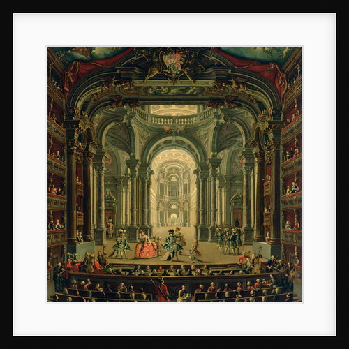 The Teatro Reale in Turin by Pietro Domenico Oliviero