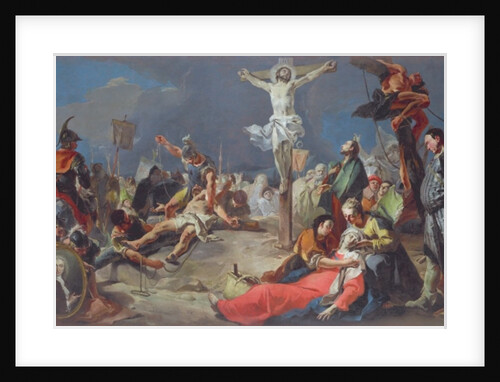 The Crucifixion, 1724-25 by Giovanni Battista (1696-1770) Tiepolo