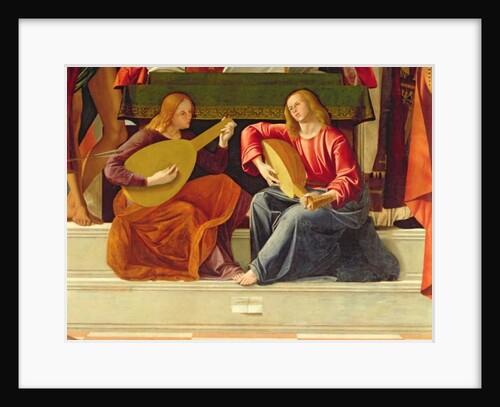 The angel musicians by Alvise & Basaiti Marco Vivarini