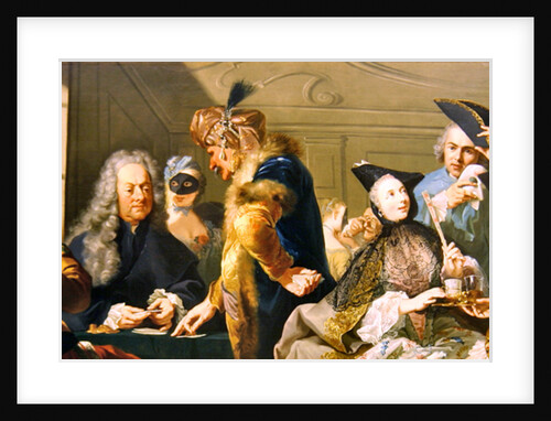 Gamblers in the Foyer by Johann Heinrich Tischbein