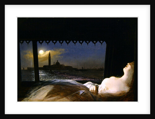 The Fiancee in a Gondola by Antonio Rotta