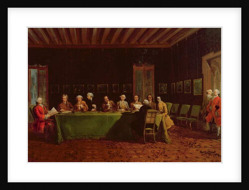Diplomats Meeting by Francesco Guardi