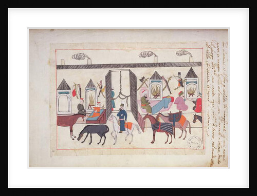 Stop at the Caravan Seraglio by School Persian