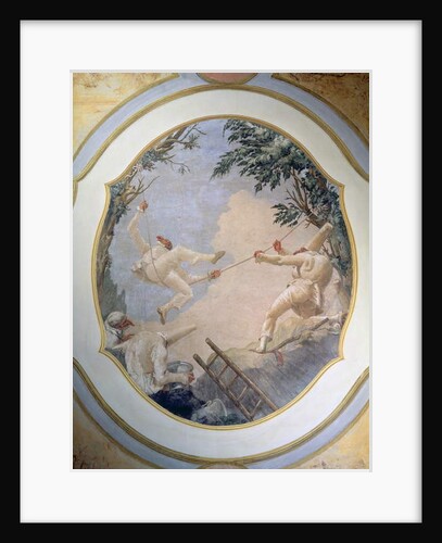 Pulcinella on a Swing, 1797 by Giandomenico Tiepolo