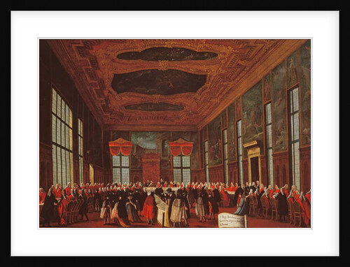 Public Banquet of the Doge by Gabriele Bella