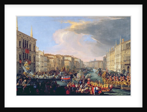 Regatta Held in Honour of Frederick VI of Denmark 1709 by Luca Carlevaris