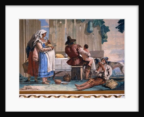 Peasant Family at Table by Giandomenico (1727-1804) Tiepolo