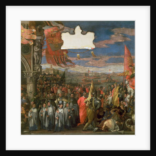 The Doge Andrea Contarini Returning Victorious from Chioggia by Veronese (1528-88) (workshop of)