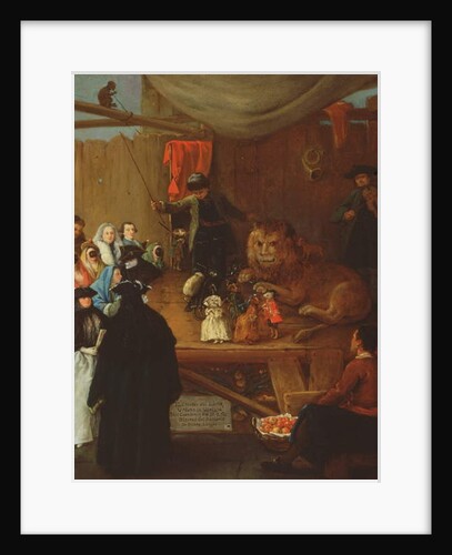 The Lion's Cage, as seen in Venice in the Carnival of 1765 by Pietro Longhi