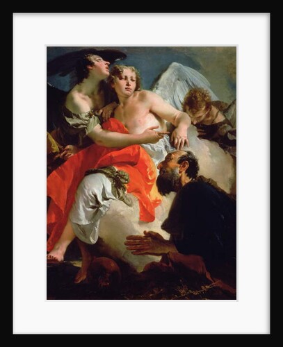 Abraham and the Three Angels by Giovanni Battista (1696-1770) Tiepolo