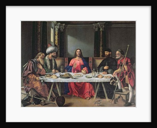 The Supper at Emmaus by Vittore (attr.to) Carpaccio
