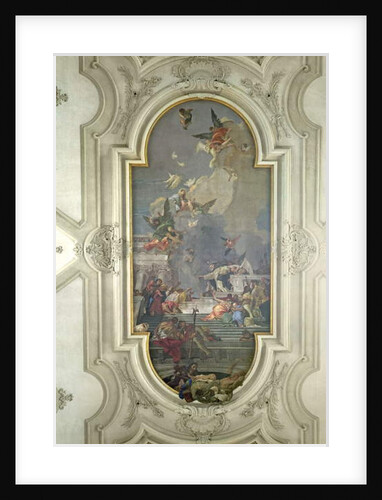 The Institution of the Rosary by St. Dominic by Giovanni Battista (1696-1770) Tiepolo