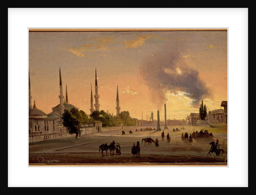 The Racecourse at Constantinople by Ippolito Caffi