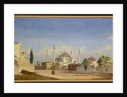 Haghia Sophia, Constantinople, 1843 by Ippolito Caffi