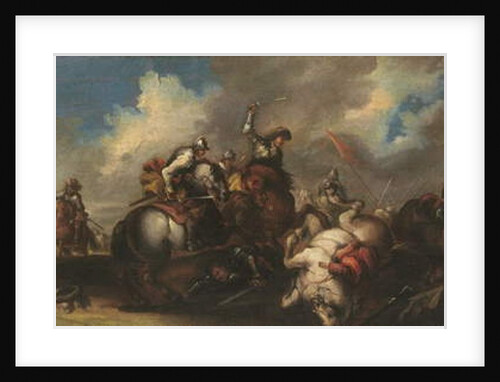 The Battle of the Cavaliers by Italian School