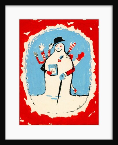 Snowman with many arms, 1970s by George Adamson