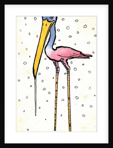 Stork with Calibrated Shanks, 1970s by George Adamson