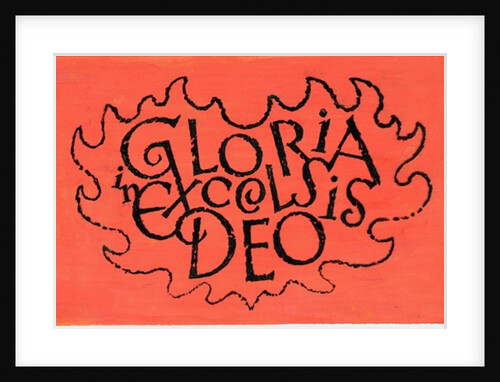 Gloria in Excelsis Deo,1970s by George Adamson