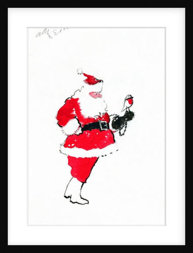 Santa robin-falconry by George Adamson