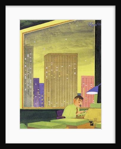 Working Late at the Office by George Adamson