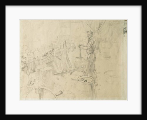 Mr Burridge Standing, 1948 by George Adamson