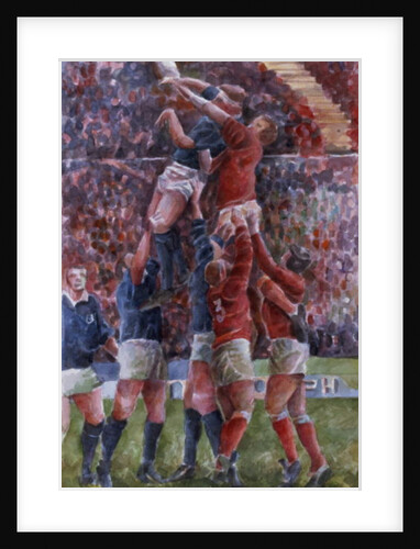Rugby International, Wales V Scotland by Gareth Lloyd Ball