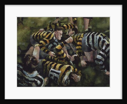 Farnham Rugby Club Scoring a Try by Gareth Lloyd Ball