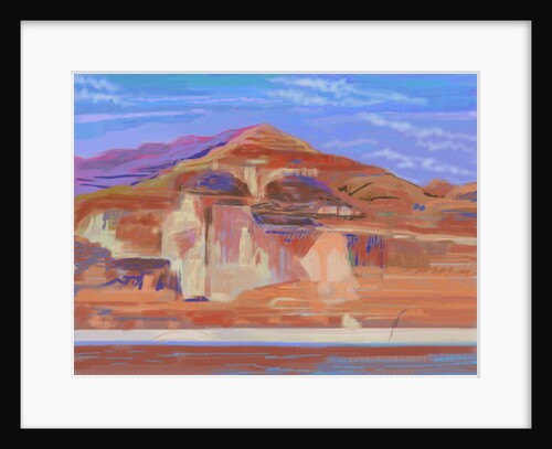 Painted Cliffs, Lake Powell by Howard Ganz