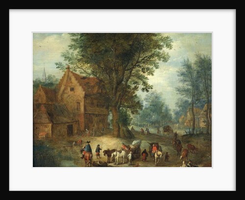 Village Scene, c.1640-60 by Jan the Elder Brueghel