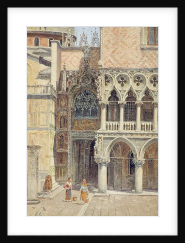 Ducal Palace Door, Venice, Italy, c.1895-1920 by Antonietta Brandeis