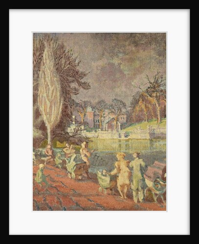 The Serpentine in Spring, Hyde Park, London by Therese Lessore