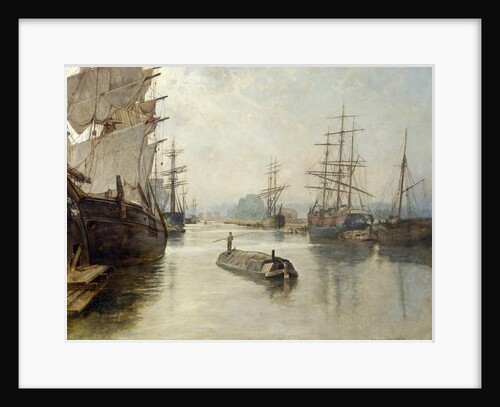 Gloucester Docks, before 1922 by John Collier