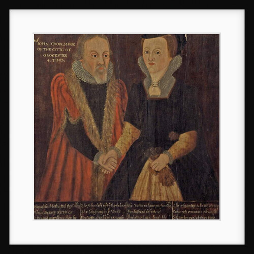 John and Joan Cooke, c.1605 by English School