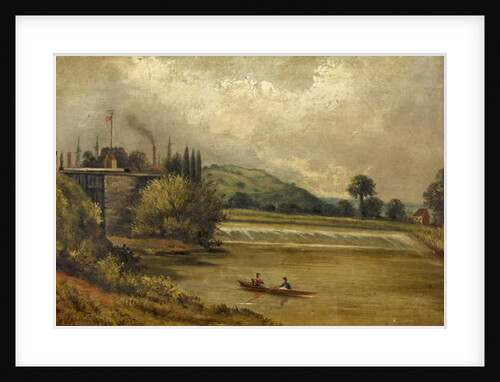 Llanthony Weir Gloucester, 1850-1900 by English School