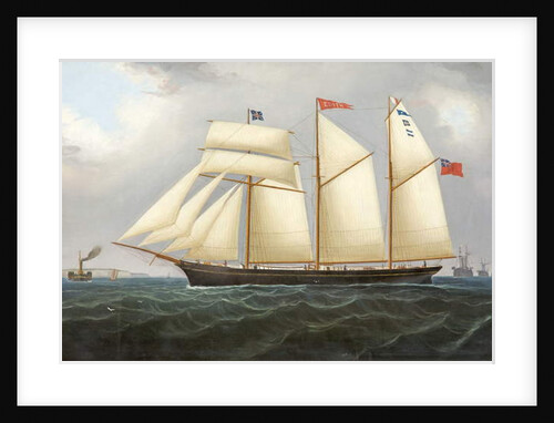 The Schooner 'Edith', 1890-1900 by Thomas Chidgey
