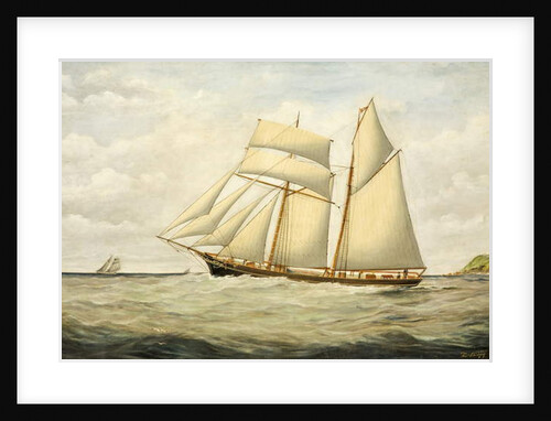 Schooner Saltram, 1890-1900 by Thomas Chidgey