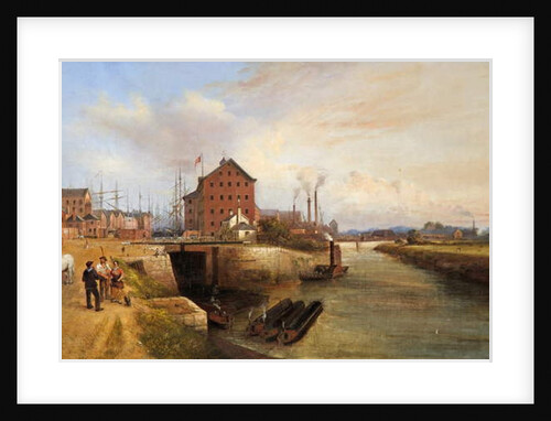 Gloucester Quay and Docks, 1878 by Edward Smith