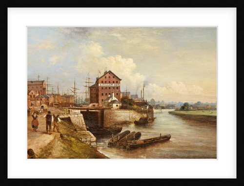 Gloucester Quay and Docks, 1890 by Edward Smith