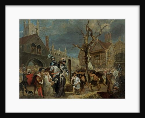 Martyrdom of Bishop Hooper by Michael William Sharp