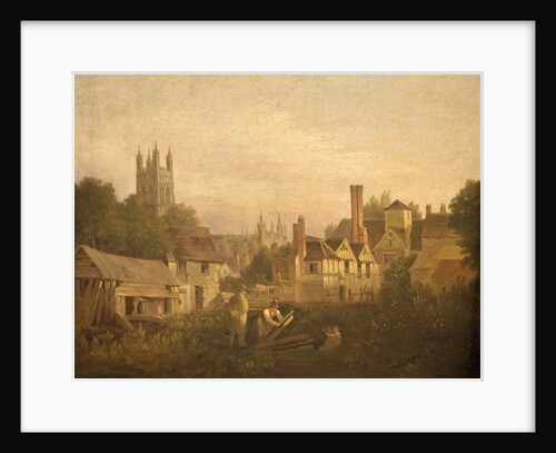 Gloucester from the North West, c.1820 by William (attr.to) Marlow