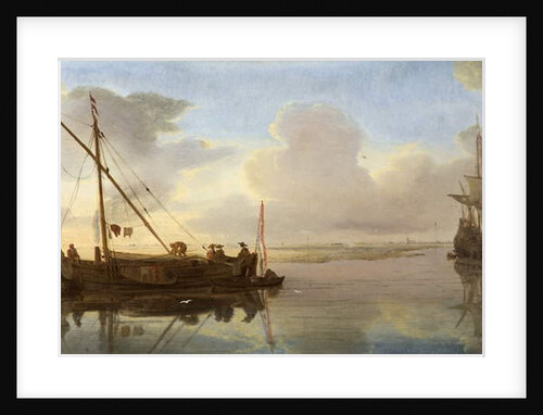 River Scene with Boats, 1668 by Willem van de the Younger Velde