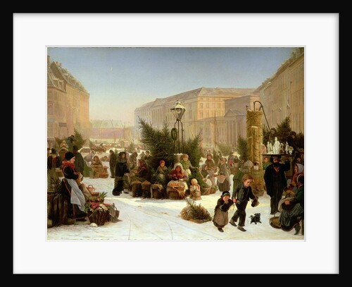Selling Christmas Trees, 1853 by David Jacobsen