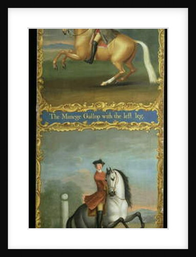 The Manege Gallop or Carriere and Terre a Terre to the Right seen from Before by Thomas of Pall Mall