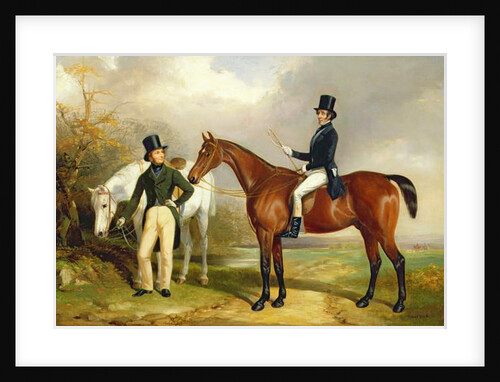 Two Gentlemen Out Hunting by Henry Barraud